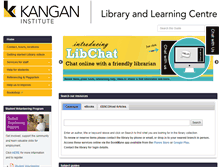 Tablet Screenshot of libguides.kangan.edu.au